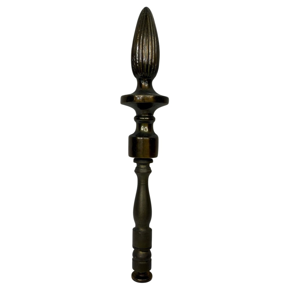 Vintage Brass Lamp Finial & Spindle Decorative Pineapple Top Antique Style